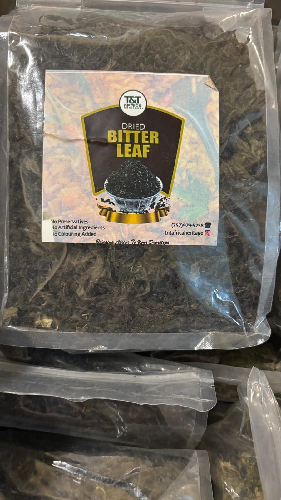 Dried bitter leaf - TandT Africa
